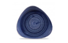 Patina Cobalt Blue Triangle Plate